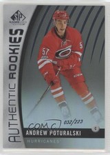 2017-18 SP Game Used Authentic Rookies Rainbow 32/223 Andrew Poturalski #149 3az