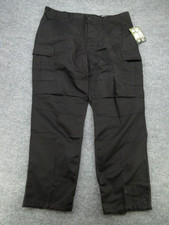 Rothco BDU Cargo Pants Mens XL Black Battle Dress Uniform Military Workwear