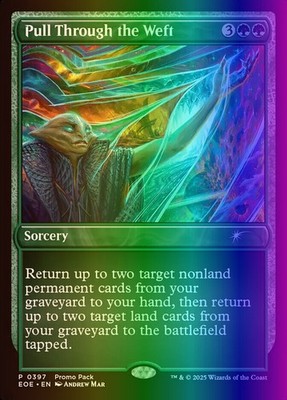 MTG Pull Through the Weft (397/426) Edge of Eternities LP FOIL