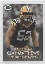 2015 Green Bay Packers Police Clay Matthews #13 0h1