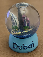SOUNENIR Palla di vetro con neve 'DUBAI' cm H 9 X 6,5