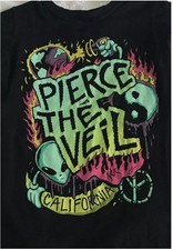 Vintage Pierce The Veil band Black Cotton tee All Sizes Men T-shirt