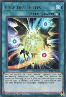 YuGiOh Erbe des Lichts MP22-DE186 Ultra Rare Neu 1st
