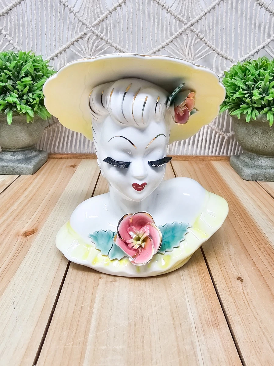 Lady Head Planter In Collectible Planters for sale | eBay