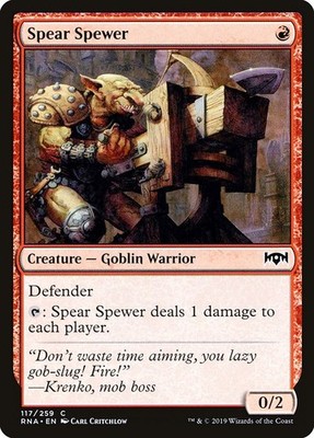 [MTG] Spear Spewer (117) (RNA) LP-HP