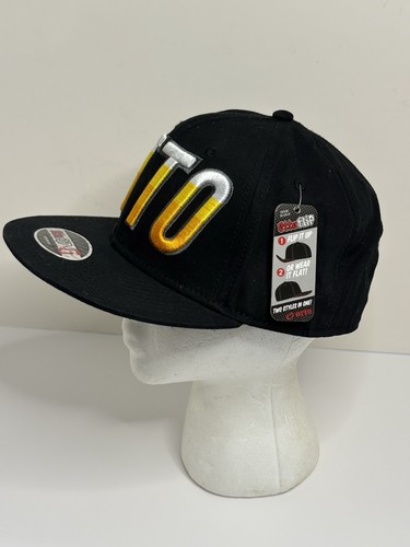 Otto Flip Bill Hat Adjustable SnapBack 5 Panel Cap New Flip Visor Flip Brim - Picture 3 of 7