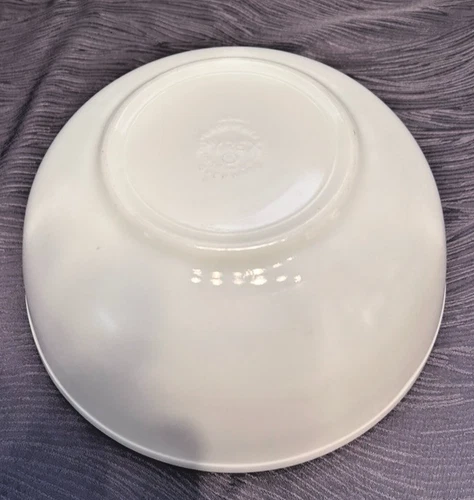 Pyrex 404 White Milk Glass Mixing Bowl 4 Qt 10 Inch USA
