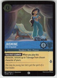 Jasmine Heir of Agrabah 151/204 Rise of the Floodborn Foil