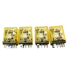  LOT OF 4 IDEC RH2B-UL Plug-In Relay