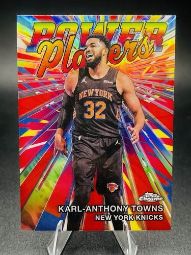 2025-26 Topps Chrome Update - Karl-Anthony Towns Power Players Refractor #PP-7