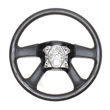Chevrolet Gmc 03-06 Tahoe Suburban Yukon Escalade Steering Wheel Black Leather