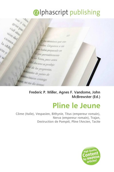 Frederic P. Miller (U. A.) | Pline Le Jeune | Taschenbuch | FranzöSisch (2026)-image