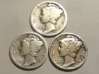 SPECIAL BIN FOR PURCHASER JAY GOLDFINGER! 16-S, 23-S, 31-P MERC DIME 3 PC SET!