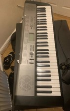 Casio CTK-1100 61-Key Full Size Electronic Keyboard Built-in Speaker AC Adapter