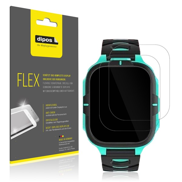 2X 3D Full Cover Schutzfolie FüR Elejafe Smartwatch Kinder Panzerfolie-image
