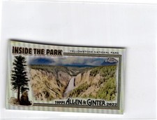 2022 Topps Allen & Ginter Chrome #ITP-1 Yellowstone National Park Mini