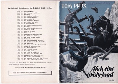 TOM PROX  Nr. 148:  ''Auch eine Grisly-Jagd !''  (Zust. 1)