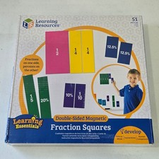 Learning Resources Fraction Squares Double-Si...