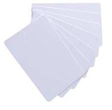 Fe-001 Set of 10 Plain White No Engraving ID Undisclosed FeliCa Card FeliC 556