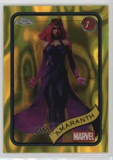 2025 Topps Chrome Marvel Yellow Lava Refractor Amaranth #99 1e88