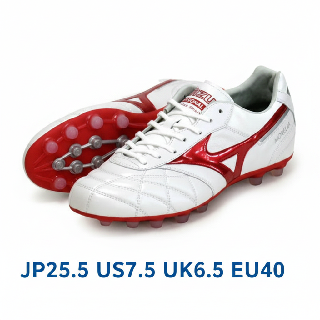 MIZUNO モレリア 25.5 MIZUNO MORELIAII (JP25.5 US7.5) JAPAN AG P1GA2503 60 Super White