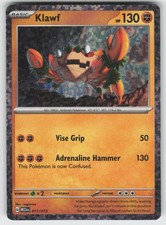 Klawf Promo McDonald's Promos 2023 011/015 Pokemon