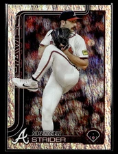 2025 Topps #579 Spencer Strider Holo Foil Card Atlanta Braves
