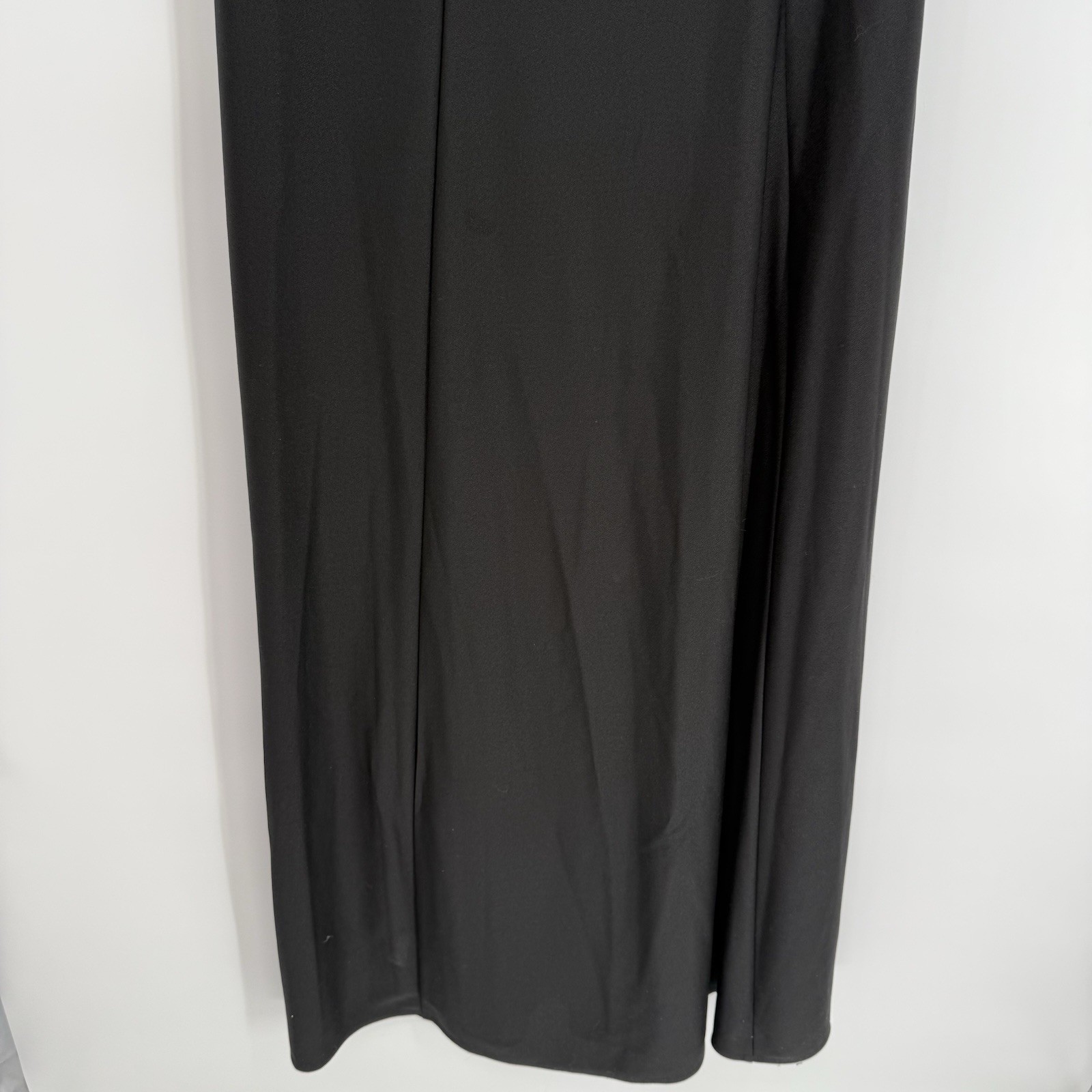 Performance formal gown black Southeastern size 10 Short Sleeves Velvet Bodice