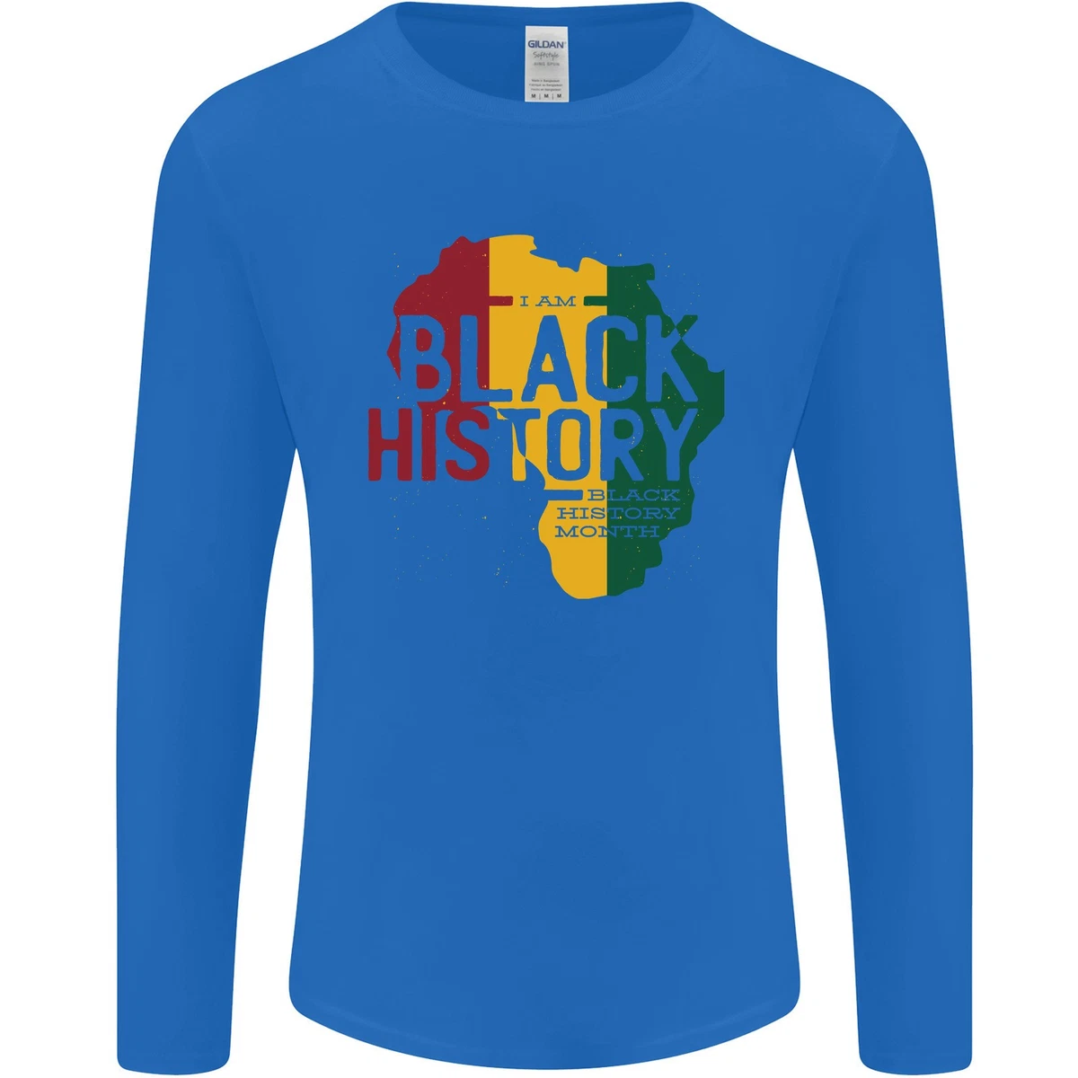 Africano Negro Historia Mes Vive Matter Juneteenth Hombre Camiseta Manga Larga