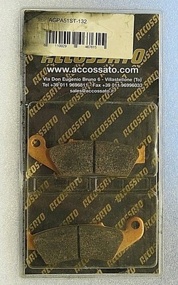 NEW Original ACCOSSATO Racing Bremsbeläge APRILIA BETA YAMAHA // AGPA51ST-132