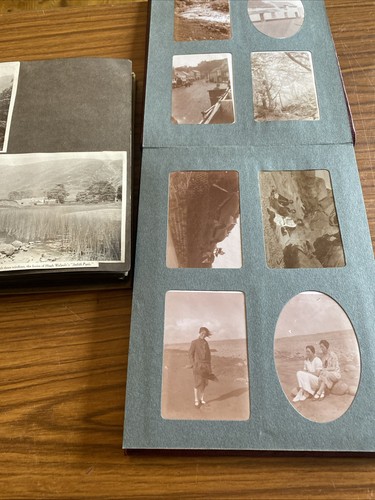 Álbum de fotos X 2 fotografías de paisajes familiares X 199-28 postales restos lagos de baño - Imagen 4 de 24
