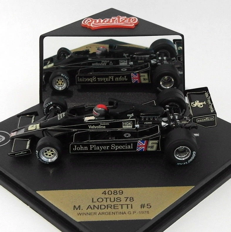 Quartzo 1/43 Scale 4089 - Lotus 78 F1 - 1st Argentina GP 1978 #5 Andretti - Image 2 of 2