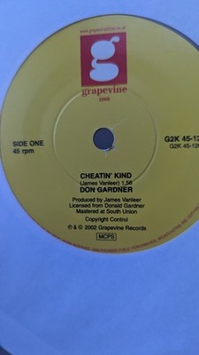 DON GARNER CHEATIN  KIND / IS IT REALLY LOVE UK GRAPEVINE