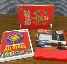 Nintendo Wii Super Mario All Stars 25th Anniversary Limited Edition Box Set CIB