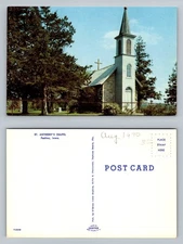 Festina, IA-Iowa, St Anthony’s Chapel Small Historic Church Vintage Postcard
