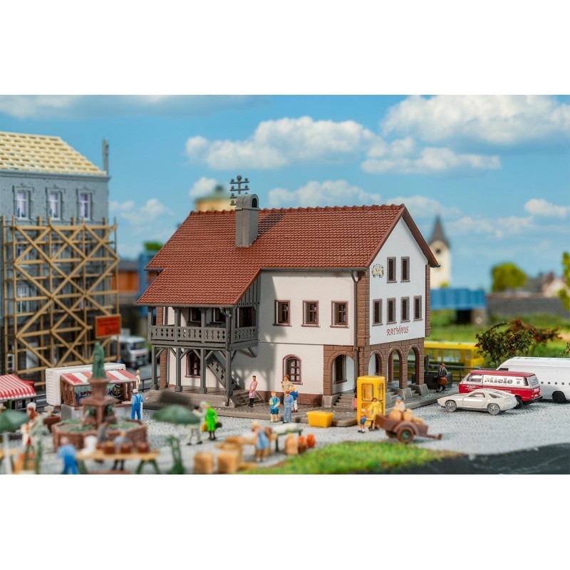 Mairie de ville Faller 231727 pour réseau ferroviaire miniature échelle N 1/160