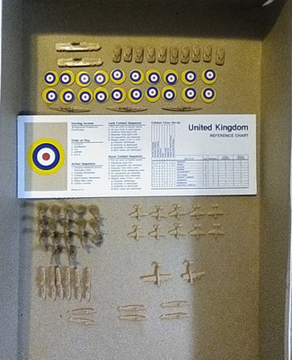 AXIS & ALLIES Spring 1942 United Kingdom Replacement Game Pieces (LOT OF 77)