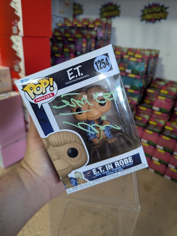 Matthew De Meritt Signed E.T. In Robe Funko Pop 1254 - OCCM Authentication