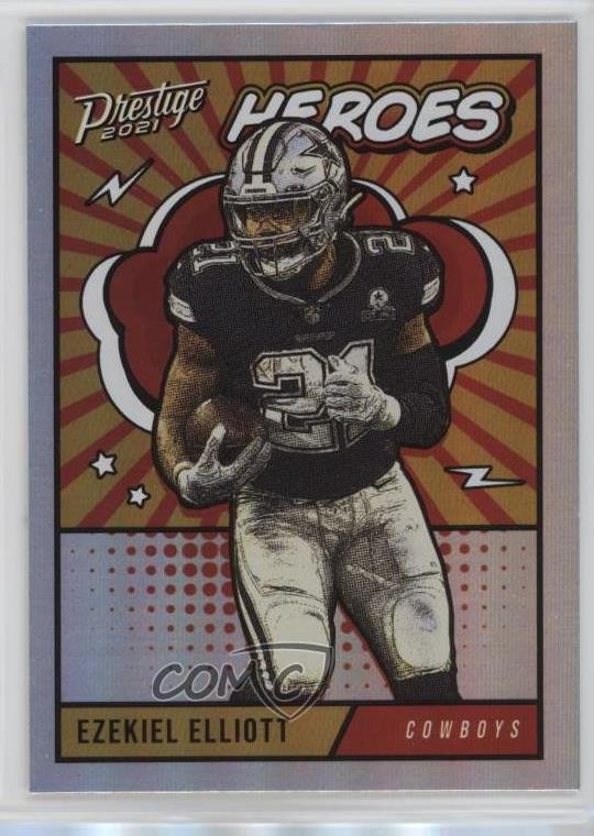 2021 Panini Prestige Heroes Ezekiel Elliott #HE-13 1n6u