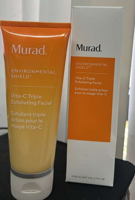 Murad-Environmental Shield Vita-C Triple Exfoliating Facial 2.7 Oz new