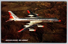 Vintage 1950s Advertising Postcard American Airlines 990 Airline Issued nr MINT