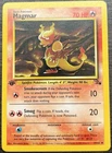 1st Edition Magmar 39/62 Pokemon TCG WOTC Base Set Fossil Uncommon Light Play LP