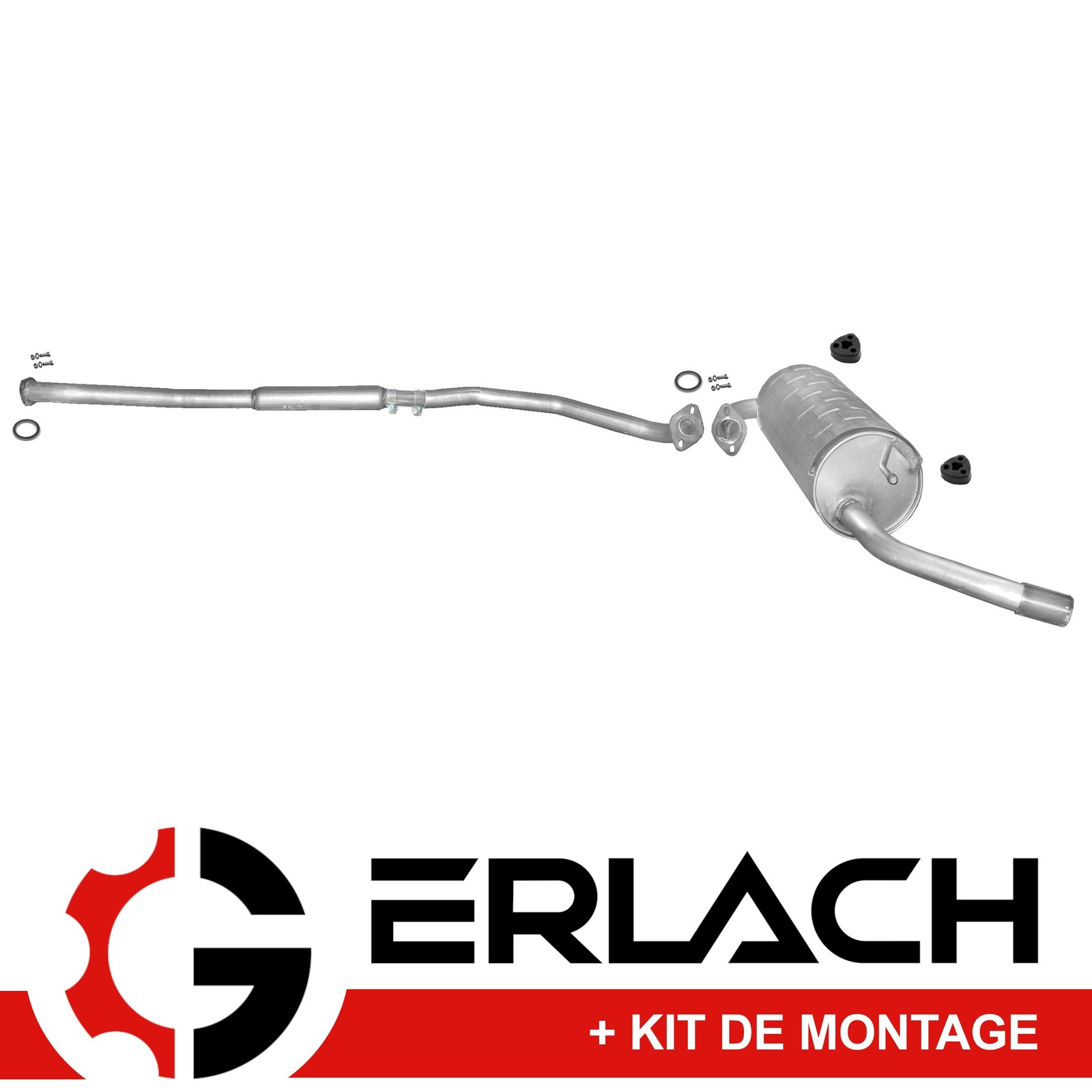 Silencieux d'échappement pour Toyota RAV 4 I 2.0 4WD réduisant le bruit