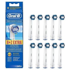 Oral-B Precision Clean 8 2 Extra Replacement Brush Heads- Box Damaged
