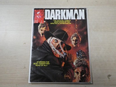 Darkman #1 Official Movie Adaptation Marvel Comics 1990 Lower Grad Magazine
