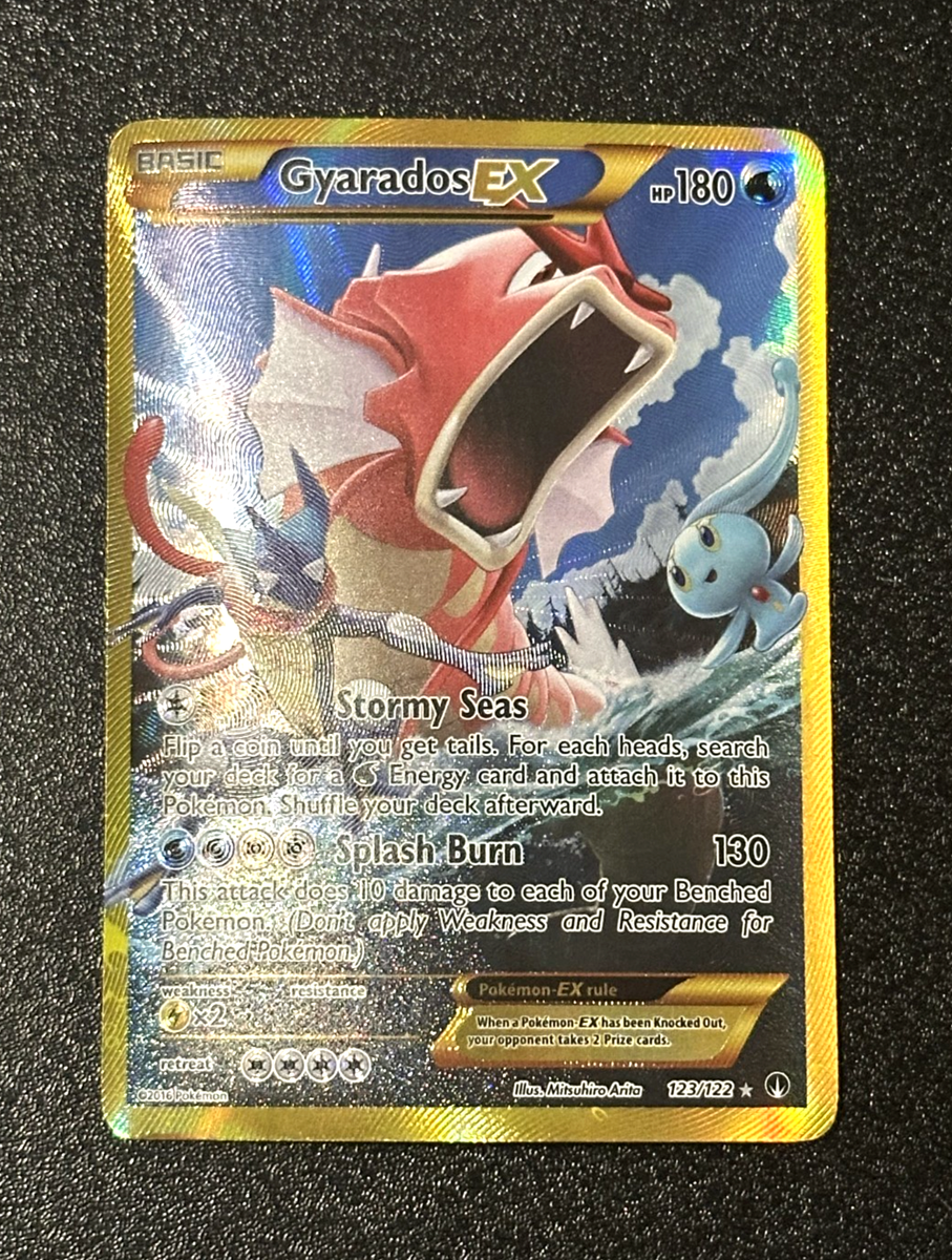MP  GYARADOS EX #123 SECRET HOLO RARE 2016 POKEMON BREAKPOINT  XY | eBay