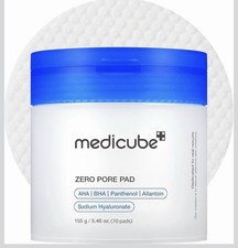 medicube Toner Pads Zero Pore Pad 2.0  Dual-Textured Facial Pad for Exfoliation