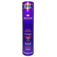 Aussie Mega Hairspray Finish Flexible Hold 17 oz NEW