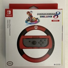 Image of Hori Mario Kart Deluxe 8 Nintendo Switch. Deluxe Wheel Attachment