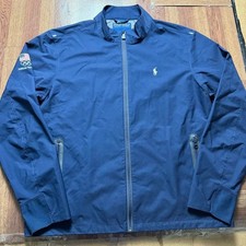 Polo Ralph Lauren Golf USA Olympic Repellent Twill Jacket Large FLAW
